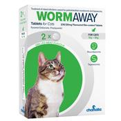 Worm Away Cat - 2 Tablets - Grilled Meat Flavour image