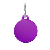 ID Name Tag Circle Purple