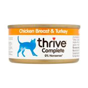 Thrive Cat Tin - Chicken Breast &amp; Turkey