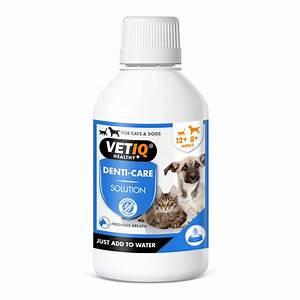 Vetiq Denti-Care Solution for Dogs & Cats 250ml - Freshens Breath, Just Add to Water, 12+ Months