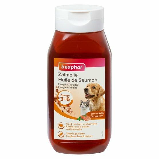 Beaphar Salmon Oil for dogs and cats, Omega 3/6, Coat Condition, 430ML