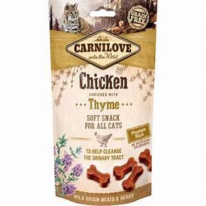 Carnilove Semi Moist Cat Treats Chicken Thyme 50g Grain Free Protein Rich Soft Snack For All Cats Urinary Tract Cleanse