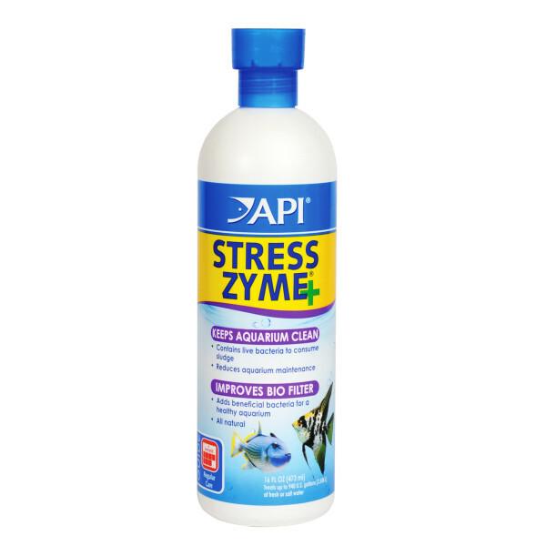 API Stress Zyme 30 ml - Biological Filtration Booster for Aquariums - Contains live bacteria, Helps keep aquariums clean