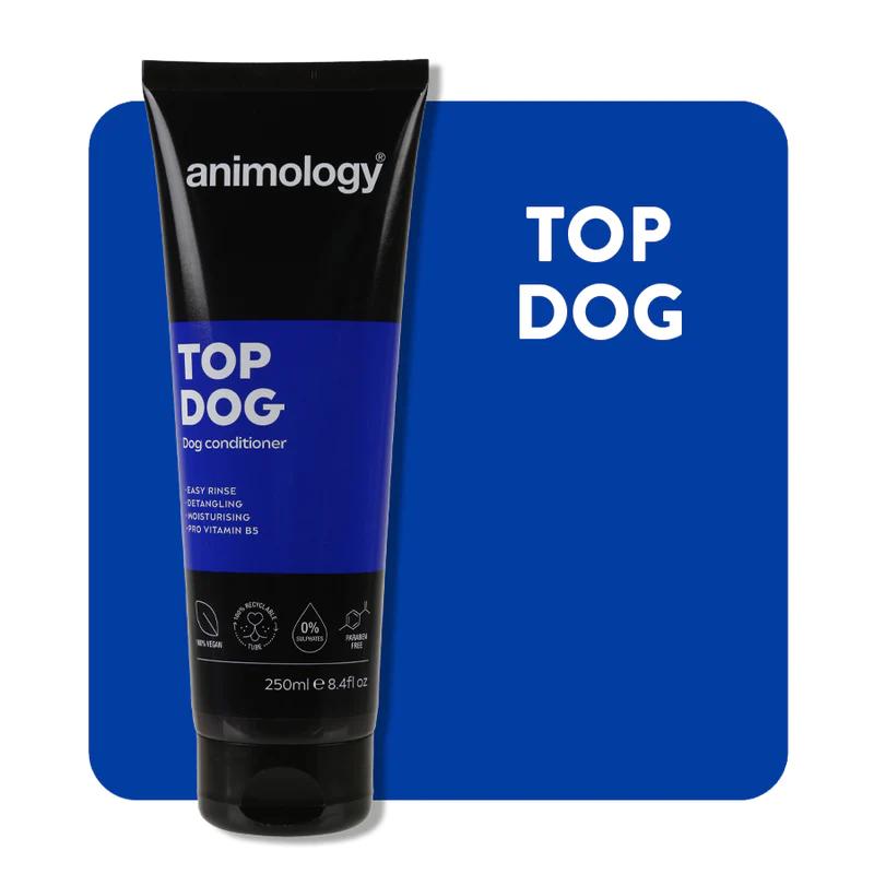 Animology Top Dog Conditioner 250ml - Easy Rinse, Detangling, Moisturising, Pro Vitamin B5