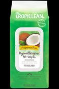 TropiClean Hypo-Allergenic Deodorising Pet Wipes