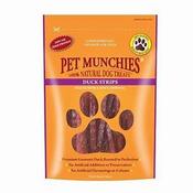Pet Munchies Duck Strips 90G Dog Treats - Low Fat, High Protein, 100% Natural, No Artificial Additives, Preservatives, or Colours, Made with Duck Breast Meat