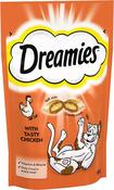 Dreamies Cat Treats with Delicious Cheese, Crunchy outside, Soft inside, Vitamins & Minerals, 60g
