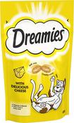 Dreamies Cheese Cat Treats - Crunchy Outside, Soft Inside, Vitamins & Minerals, 2 kcal per treat, 60g