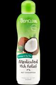 TropiClean Oatmeal &amp; Tea Tree Medicated Dog Shampoo image
