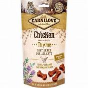 Carnilove Semi Moist Cat Treats Chicken Thyme 50g Grain Free Protein Rich Soft Snack For All Cats Urinary Tract Cleanse