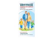 Vermox 100mg/5ml Oral Suspension 30ml (Mebendazole) image