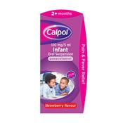 Calpol 120 mg/ 5 ml Sugar Free Infant Oral Suspension 140ml image