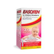 Easofen for Children Strawberry 100mg/5ml Oral Suspension 200ml (Ibuprofen) image