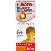 Nurofen For Children 6+ 200mg/5ml Strawberry 200ml (Ibuprofen) image