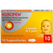Nurofen For Children 60mg Suppositories (Ibuprofen) image