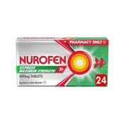 Nurofen Express Maximum Strength 400mg Tablets 24s (Ibuprofen) image