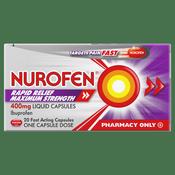 Nurofen Rapid Relief Max Strength 400mg 20s image