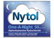Nytol One-A-Night 50 mg Tablets 20s (Diphenhydramine) image