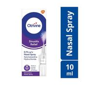 Otrivine Adult Metered Dose Sinusitis 0.1% Nasal Spray (Xylometazoline) image