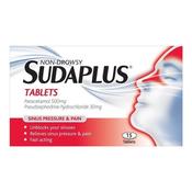 Sudaplus Non-Drowsy Tablets 15 (Paracetamol/Pseudoephedrine) image