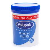 Valupak Omega 3 1000mg Fish Oil Caps 90 image