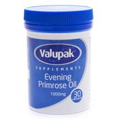 Valupak Evening Primrose Oil 1000mg 30 image