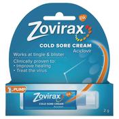 Zovirax Cold Sore 5% Cream 2g Pump (Aciclovir) image