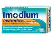 Imodium Instants 2 mg Orodispersible Tablets (Loperamide) image