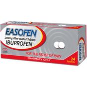 Easofen 200mg Film-Coated 24 Tablets Ibuprofen image