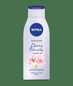 Nivea Body Oil In Lotion Cherry Blossom &amp; Jojoba Oil 400ml Pump image