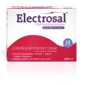 Electrosal Lemon &amp; Raspberry Hydration Sachets 10 Expiry Date 09/25