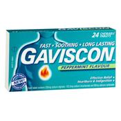 Gaviscon Peppermint Chewable 24 Tablets image