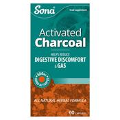 Sona Activated Charcoal 200mg Capsules image