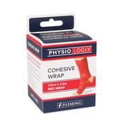 Physiologix Cohesive Wrap Red 7.5cm X 4.5cm image