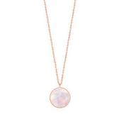 Tipperary Crystal Full Moon Pendant - Rose Gold image