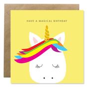 Bold Bunny Magical Birthday Card image