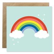 Bold Bunny Rainbow Card image