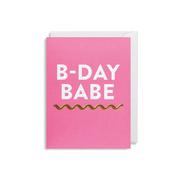 Cherished Mini Greeting Card - B-Day Babe image