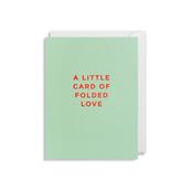 Cherished Mini Greeting Card - A Little Card of Folded Love image