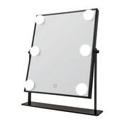 Danielle Creations LED Hollywood Mirror with Bulbs-Black image