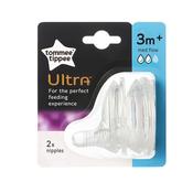 Tommee Tippee Ultra Teats Medium Flow 3 Months+ Pack of 2 image