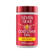 Seven Seas Cod Liver Oil Caps One A Day 120 Capsules image