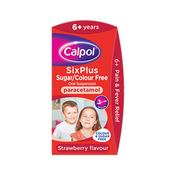 Calpol Sugar Free Suspension Strawberry Flavour 6+ Years 250mg/5ml 60ml image