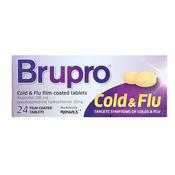 Brupro Cold &amp; Flu Tablets 24's image