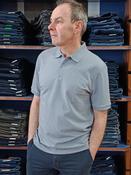 6th Sense Men's Polo Shirt Jacq Tradewind Blue image