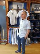 Tom Penn Men's Blue Print Shirt Short Sleeve 915 image