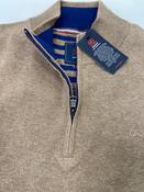 Andre Half Zip Men's Sweater Tory Camel