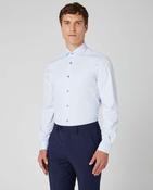 Remus Uomo Men's Long Sleeve Blue Shirt 18626/21 image