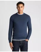 Men's Crew Neck Sweater Remus Uomo 58600 27 Indigo