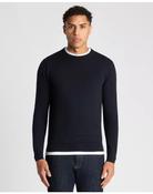 Men's Crew Neck Sweater Remus Uomo 58600\78 Navy